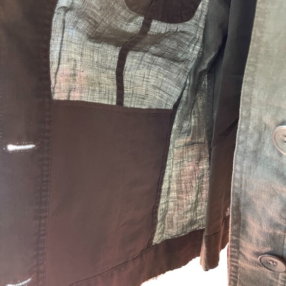 ExOffico Button-Down Shirt Long Sleeve Button Lightweight Front Mesh Yoke Collar - Picture 6 of 14